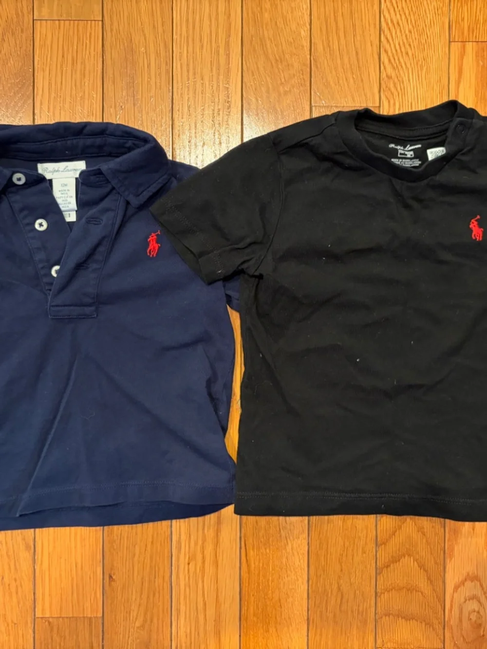 Ralph Lauren 12mo polo and shirt